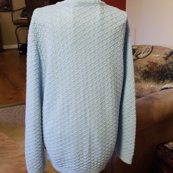 🌹BLUE BAYOU❣️Baby blue cardigan sweater 💚 - Picture 5 of 7